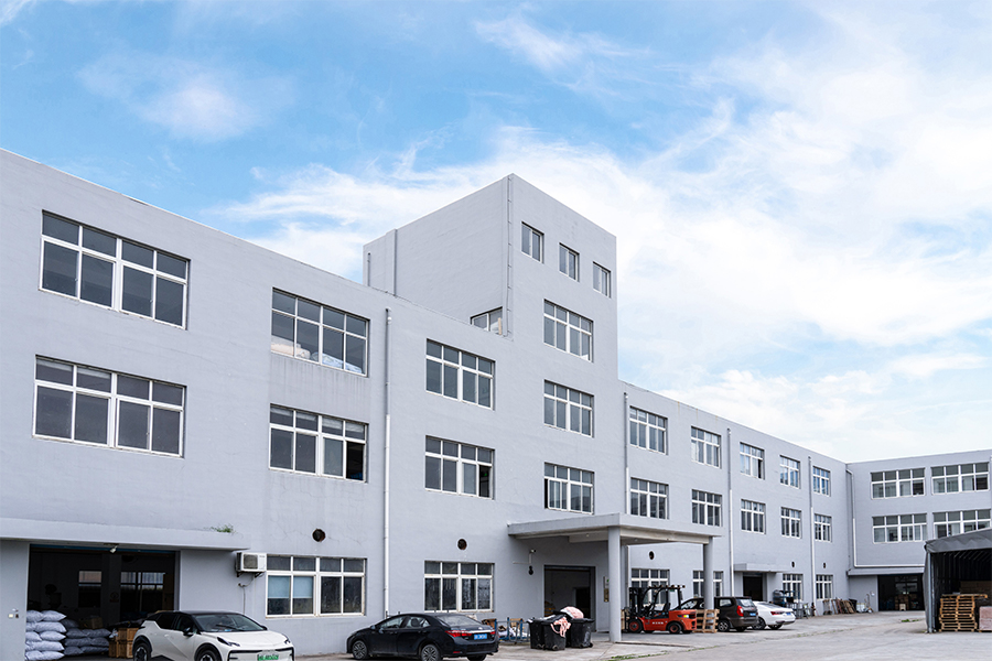 Vista externa da fábrica