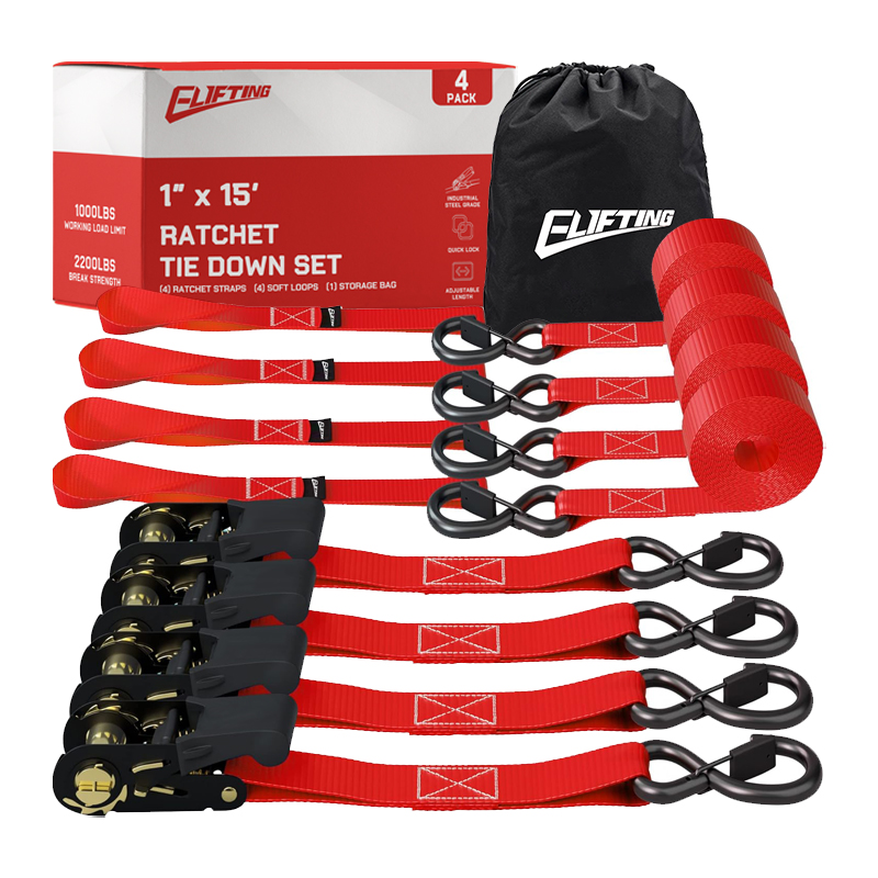Kit de amarração de catraca de 1 ″ x 15 "
